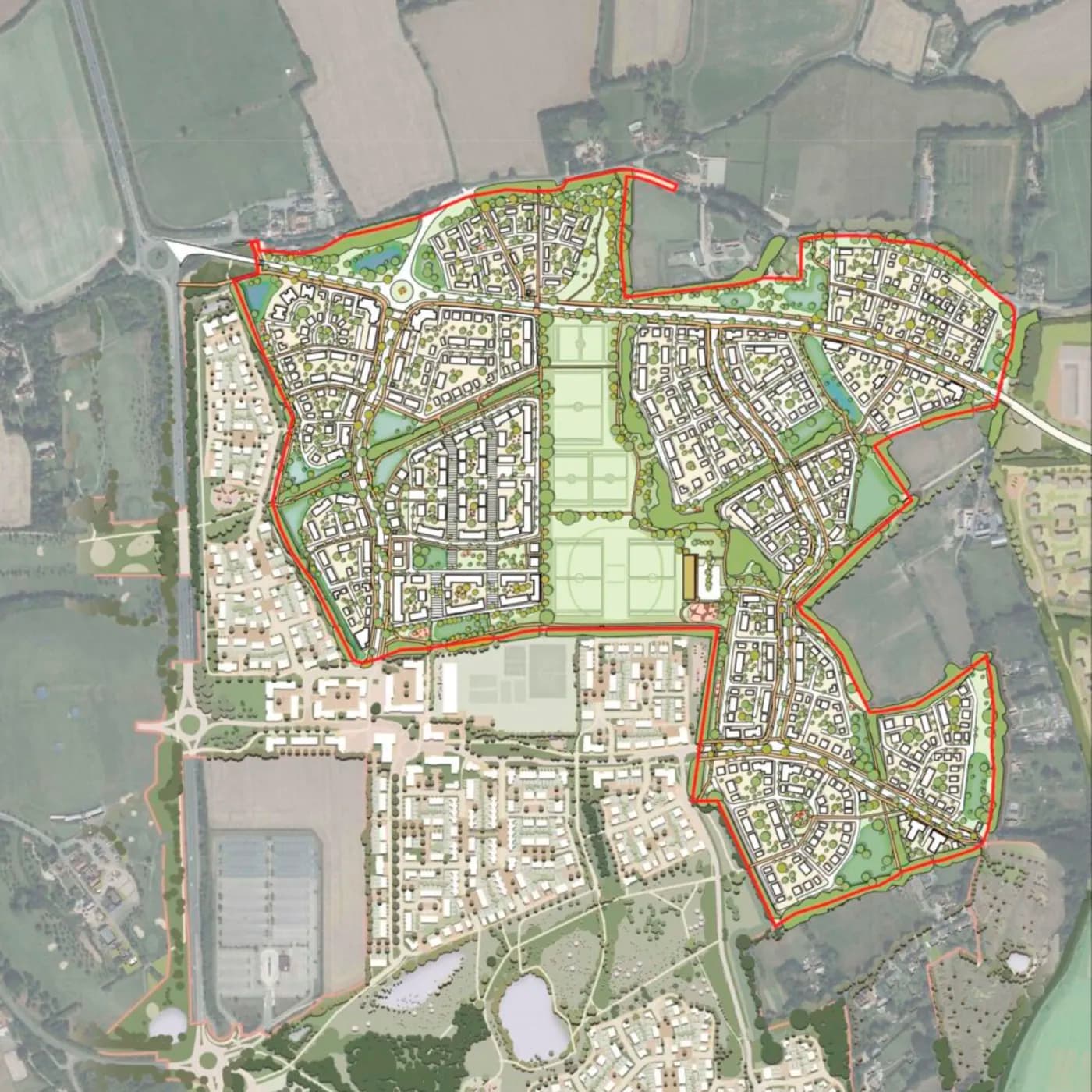 Image of Chelmsford Garden Village for Oaktree / Greycoat